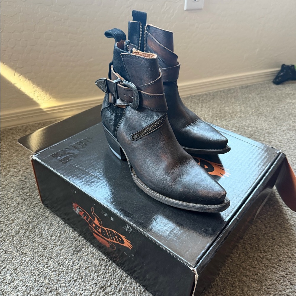 Freebird western leather booties